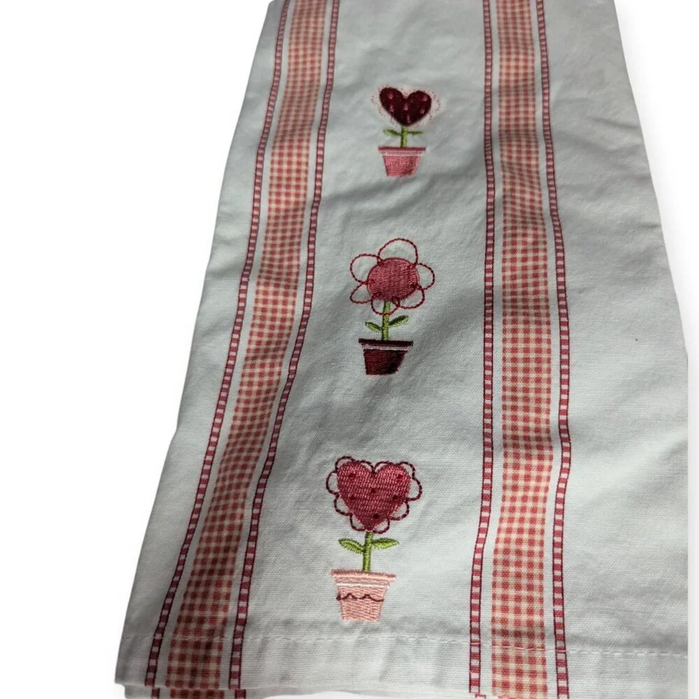 Tag Valentine's 100% Cotton Hand Towels Set of 2